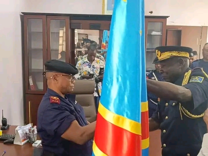 Lubumbashi : Le nouveau Commissaire provincial de la PNC, le Général Kilimbalimba, prend officiellement ses&nbsp;fonctions