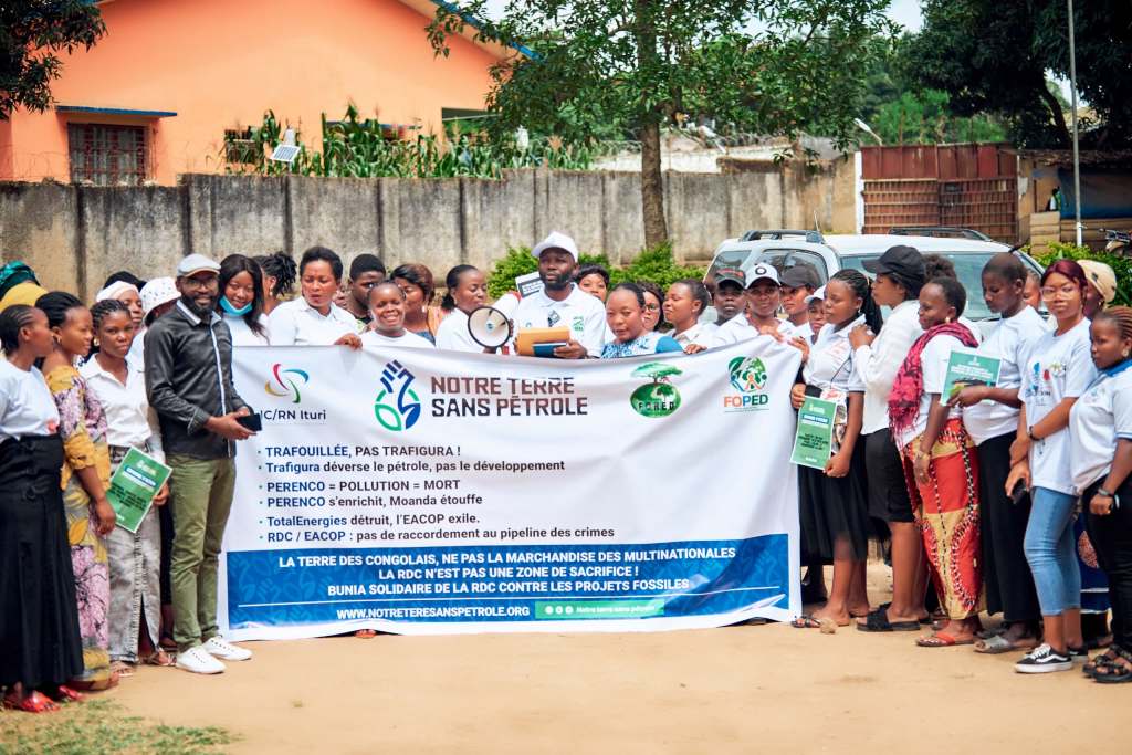 Ituri : La coalition &laquo;&nbsp;Notre terre sans pétrole&nbsp;&raquo; exige l&rsquo;arrêt immédiat des projets&nbsp;fossiles