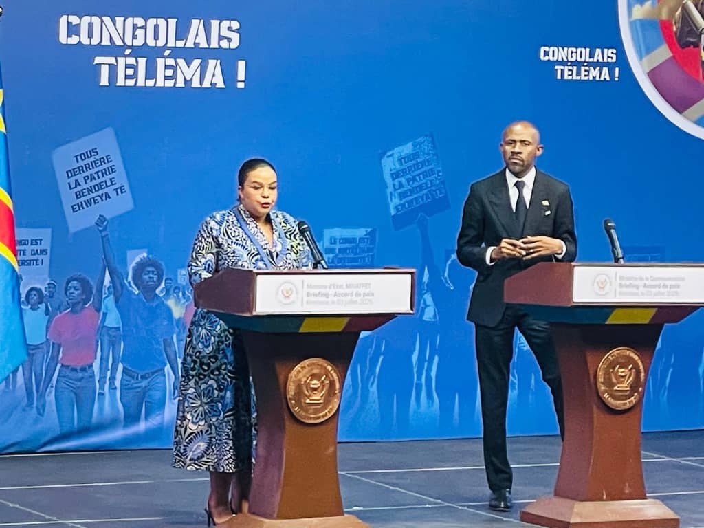 RDC : L&rsquo;accord de Washington, un &laquo;&nbsp;Début&nbsp;&raquo; qui appelle à l&rsquo;engagement collectif, selon Thérèse&nbsp;Kayikwamba