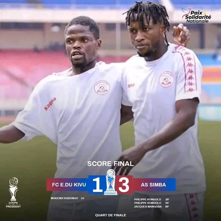 59ème Coupe du Congo : L&rsquo;AS Simba de Kolwezi en&nbsp;demi-finale