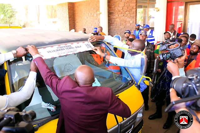 Lubumbashi : La marie lance des autocollants sécurisés pour réguler le transport en&nbsp;commun